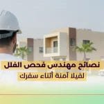 نصائح مهندس فحص الفلل لفيلا آمنة أثناء سفرك