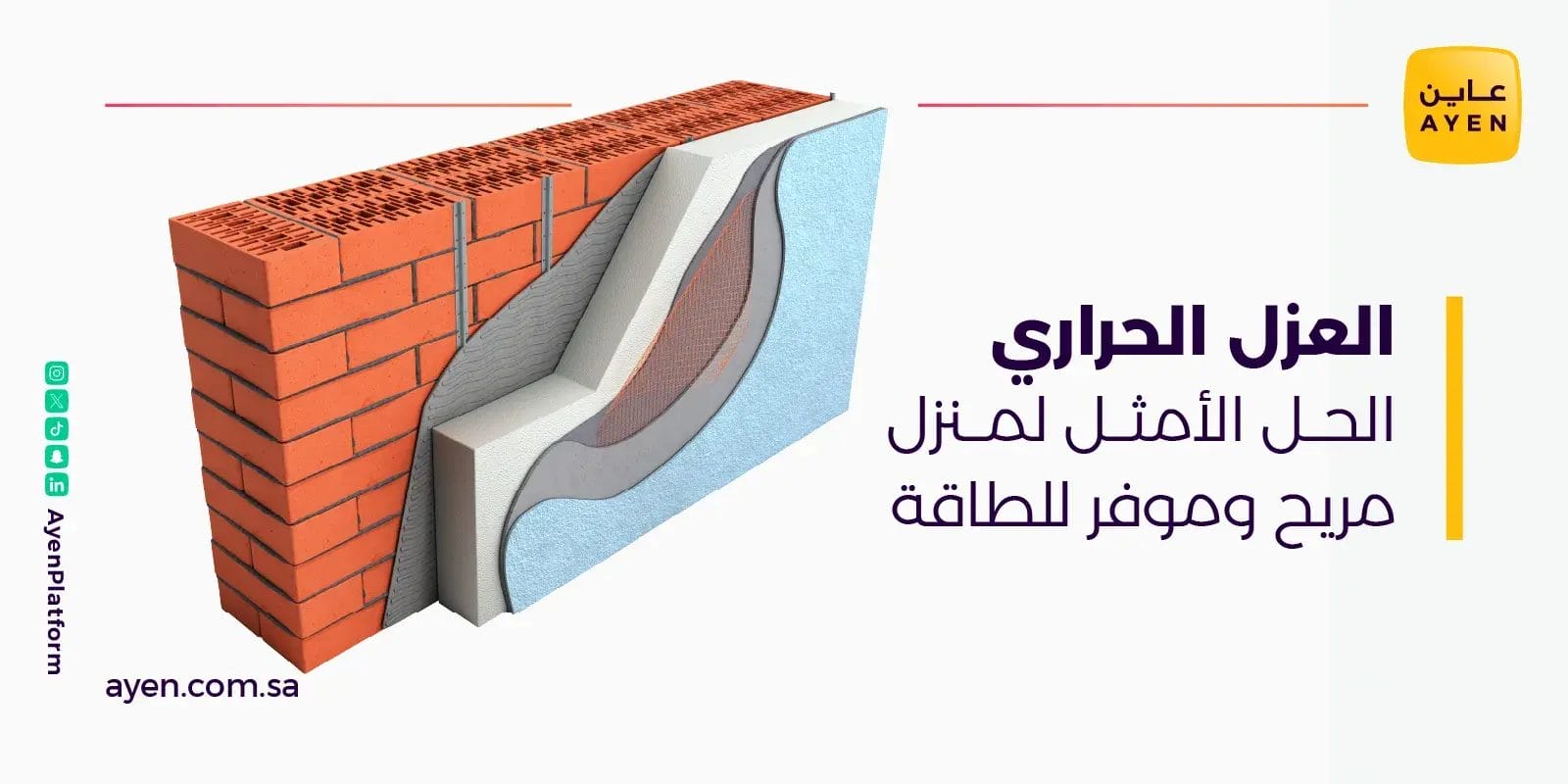 العزل الحراري الحل الأمثل لمنزل مريح وموفر للطاقة